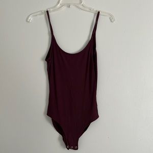 Maroon American Eagle Body Suit